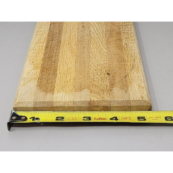 Rustic Wood Reversable Cutting Board Rectangular Chopping Block - Picture 5 of 5